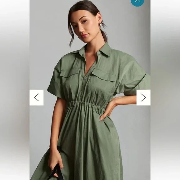 Maeve utility shirt dress size xs - Picture 3 of 7